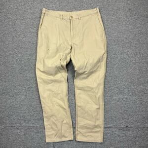 Patagonia Chino Pants Organic Cotton Mens 34x30 Outdoors Light Brown Beige Short